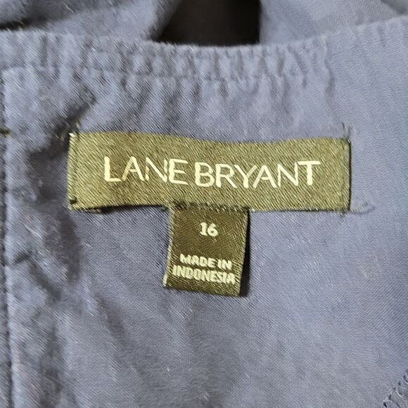 Plus Size Lane Bryant Blue Top - Picture 2 of 12